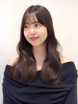 ザックラフィネ(ZACC raffine) チョコレートブラウン/顔周りカット/ゆるふわミディアム