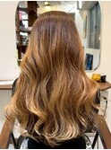 ROUIS 津田沼 バレイヤージュ×ベージュ