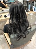 ハイライトボブ脱白髪染めくびれハンサムショートレイヤー60