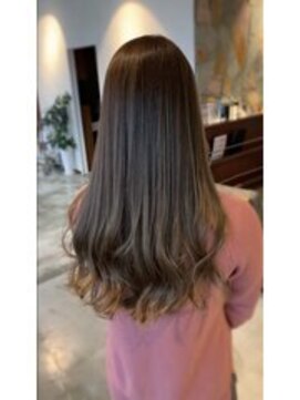 ハニーベージュ×ロング