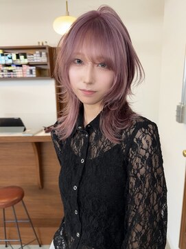 ペレ 梅田(PELE) 着物ヘア/大人ガーリー/ダークアッシュ/似合わせカット/大阪梅田