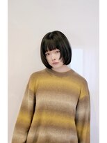 ヘア&エステ ヒロイン 西武池袋店&nbsp;池袋キュートコンパクトミニマムガーリーマッシュボブスタイル。