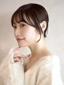 ガーデンヨコハマ(GARDEN YOKOHAMA) 顔周りカット 似合わせカット モカブラウン ダークブラウン