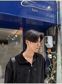 骨格矯正爽やかメンズショートカット/刈り上げ/マイクロバブル