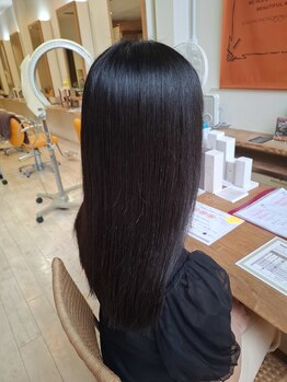 フラット(flat)の写真/flatならではの髪質改善が大好評◎髪の内側から補修し、芯からしなやかな質感へ導きます。