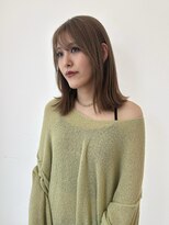 サラビューティーサイト 九大学研都市店(SARA Beauty Sight)&nbsp;ベージュカラー/レディーススタイル/ミディアムスタイル