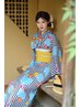 【8/6琵琶湖花火大会】 浴衣着付け＋ヘア  　京都　東山　祇園四条