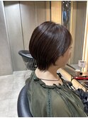 ハッシュカット/ショートウルフカット/ショートボブ/前髪/横浜