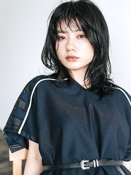 フィルムス 新宿(FILMS) 暗めカラー/レイヤーカット/くすみベージュ/ボブ/新宿