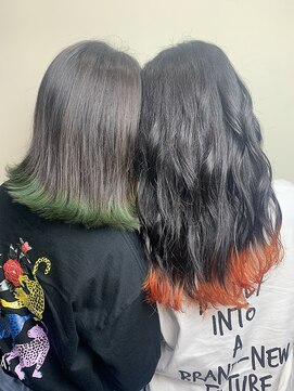 ヘアサロンエム 川越(HAIR SALON M) デザインカラー/厚めバング/ローライト/スリークボブ