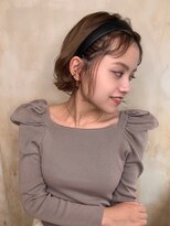 ニスル 町田店(NISURU)&nbsp;似合わせカット/大人ガーリー/ダークアッシュ/着物/町田/町田駅