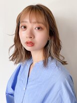 ネイヴィル オモテサンドウ(navile omotesando) *ミルクティーベージュでイヤリングカラー