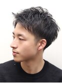 メンズ/ツーブロック/ビジネス/アイロンパーマ/刈り上げ/理容室