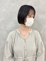 エンドリンク(endlink)&nbsp;シースルーバング×黒髪ぱつっとボブ