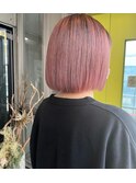 #ガルボ#ハイトーン#ピンクカラー#アーニャピンク#ケアブリーチ