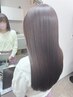 【高橋 指名用】SHEER.式髪質改善ストレート＋カラー＋トリートメント¥32000