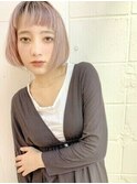 【SeeK NEXT】シアピンク×フラットボブ
