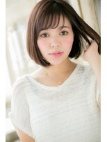 モッズヘア 福岡天神店&nbsp;mod's天神　クロスパーマOK 知的女子の前下がりボブ