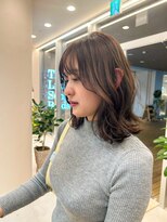 エクリジユウガオカ(equri Jiyugaoka) 【自由が丘】外ハネミディ×水素カラー/30代40代50代