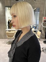 ヨーク(yoke)&nbsp;【yoke×REN】切りっぱなしボブ/ブロンド/ハニーブロンド