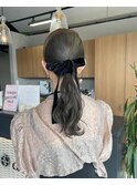 お呼ばれヘアセット