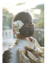 スタジオハロー 和髪シニヨンスタイル