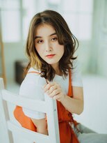 プロデュース 相模原店(Produce)&nbsp;大人かわいい♪フリンジウェーブ♪ハイライトカラー