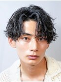 原宿センターパートツイストスパイラルパーマ強めシャドウパーマ