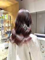 ナチュラル ヘアーデザイニング(Natural hair designing) カシスブラウンカラー @anju_takei
