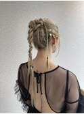 結婚式☆ヘアアレンジ『カチモリ』