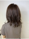 マロンベージュ/外ハネ