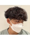 マッシュ×ツイストスパイラルパーマ