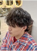 メンズパーマ　ソフトツイスパ　横浜