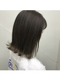 外はねボブ　　#透明感カラー/髪質改善