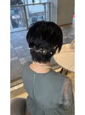 ショートヘアセット♪