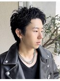スパイキーウルフピンパーマ神戸短髪パーマ神戸ショートパーマ