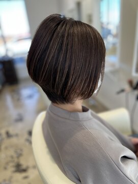 ヘアーデェカラー(hair de KOLOR) 【つくば】大人可愛いショートボブヘア☆30代40代50代60代
