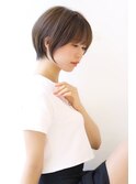 イメチェンショートボブ