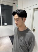 メンズカット メンズスタイル センター分け 短髪 AKARI