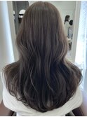 20代30代透明感ブリーチなし夏カラー×韓国風レイヤー