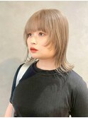 似合わせカットメルティーカラーフェミニンロング新宿