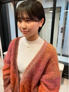 シータ(sheta) 【表参道sheta小林】黒髪コンパクトショート ボブルフ　前髪