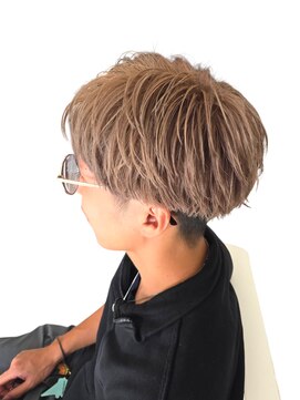 アノ 別府店(Ano.) ブリーチダブルカラーミルクティーベージュグレージュ別府美容室