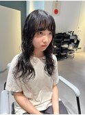 くせ毛風パーマ/くびれパーマ/ロングパーマ/ウルフパーマ