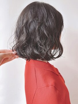 モリオフロムロンドン 原宿本店(morio from London) 【morio 原宿】ニュアンスボブパーマ くるくる外国人風