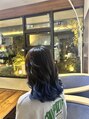 ヘアメイク バレッタ(HAIRMAKE VALETTA)&nbsp;寒色系グラデーションカラー！