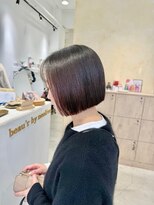 ビューバイネオリーブ 用賀店(Beau'r by neolive)&nbsp;黒髪クラゲヘアーオリーブグレー小顔ココアベージュ[用賀]