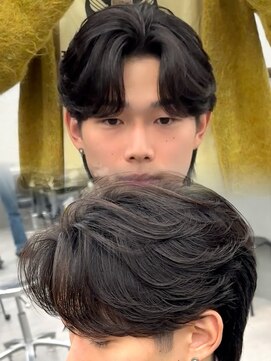 オーバルバイアピッシュ(OVARL by apish) フェザーパーマシャドウパーマニュアンスパーマカルマパーマ原宿