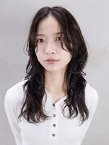 アルバム 銀座(ALBUM GINZA)&nbsp;ロング顔周りレイヤー韓国ヘア似合わせカット_F1371