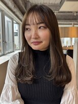 マッシュ チャヤマチ(MASHU chayamachi)&nbsp;柔らか透明感/ブリーチなし/オリーブブラウン/大阪梅田